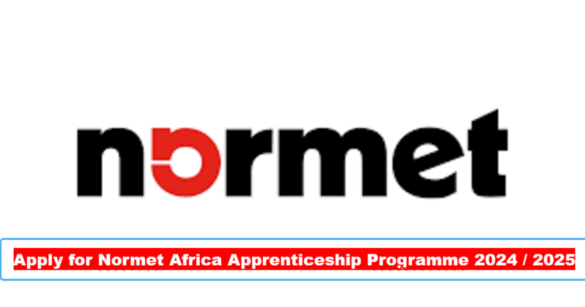 Apply for Normet Africa Apprenticeship Programme 2024 / 2025 Apply for Normet Africa Apprenticeship Programme 2024 / 2025