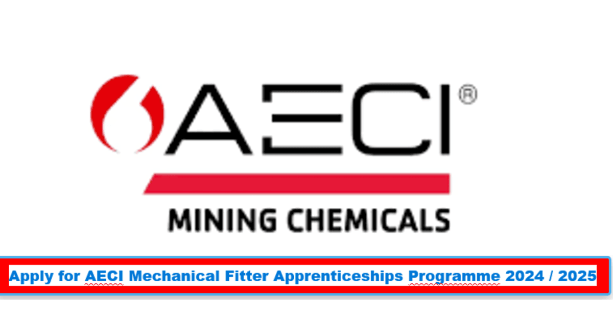 Apply for AECI Mechanical Fitter Apprenticeships Programme 2024 / 2025 Apply for AECI Mechanical Fitter Apprenticeships Programme 2024 / 2025