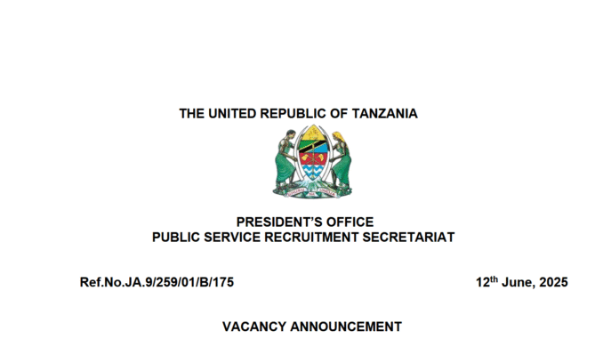 137 Governament Job Vacancies UTUMISHI June 2025 137 Governament Job Vacancies UTUMISHI June 2025